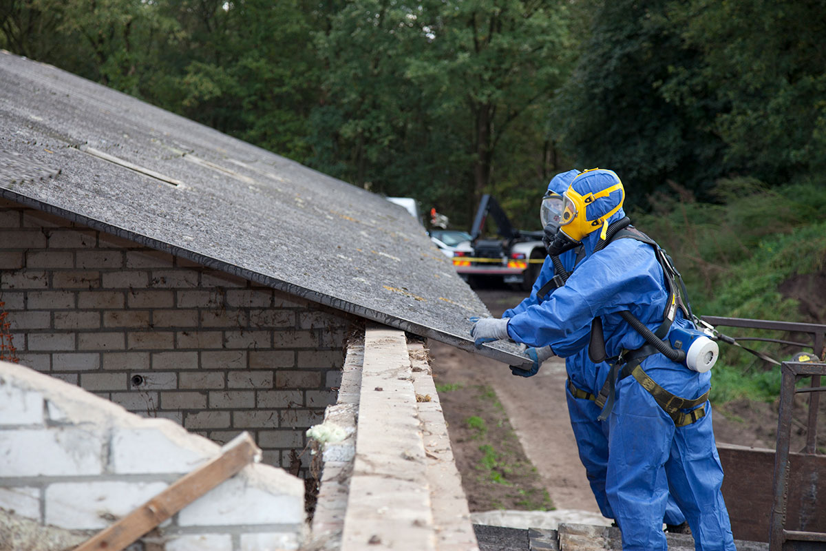 Removing Asbestos from house