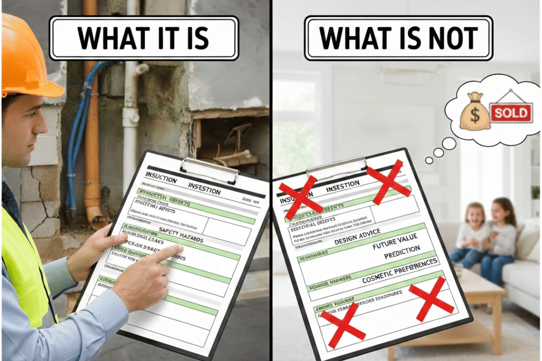 what the inspection report is and is not